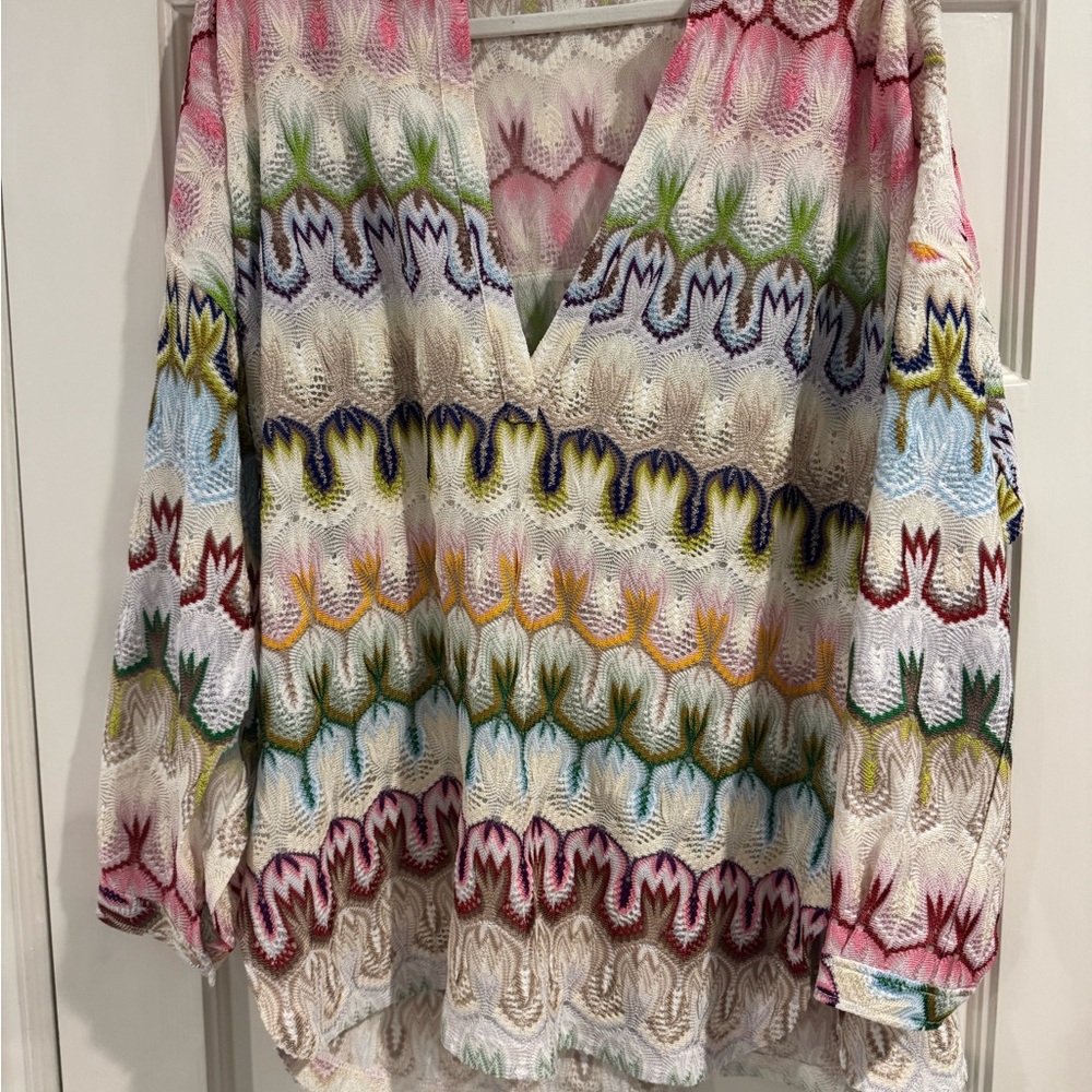 Missoni Multicolor Patterned Blouse - image 1